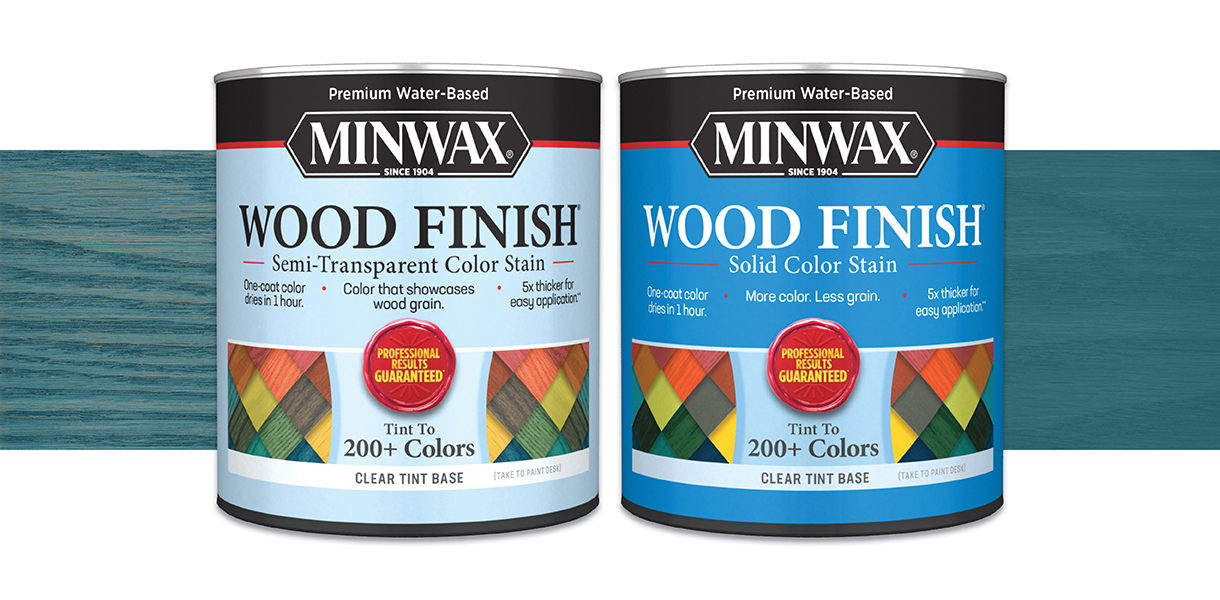 Minwax wood finish cans.