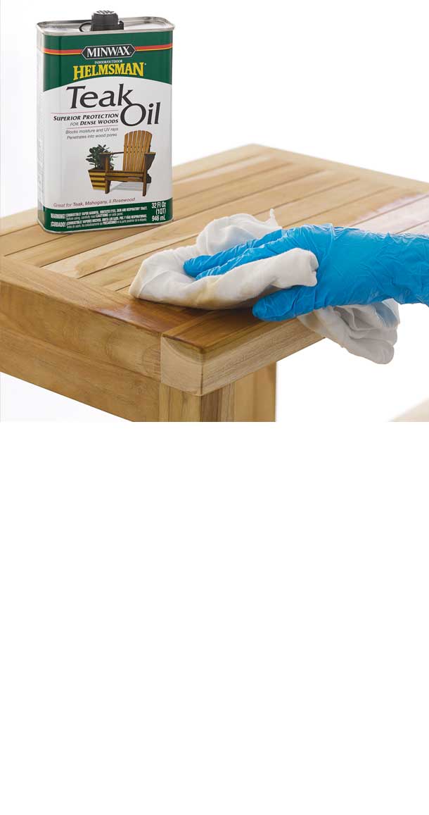 using Teak Oil on outdoor furniture