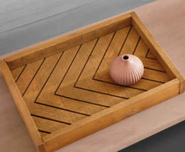 PolyShades on wooden tray