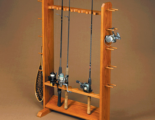 Fishing Pole Rack
