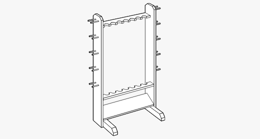 Fishing Rod Cabinet Plans - Furniture Plans and Projects