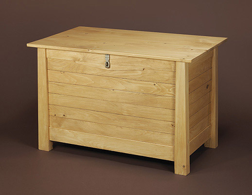 New England Pine Blanket Chest