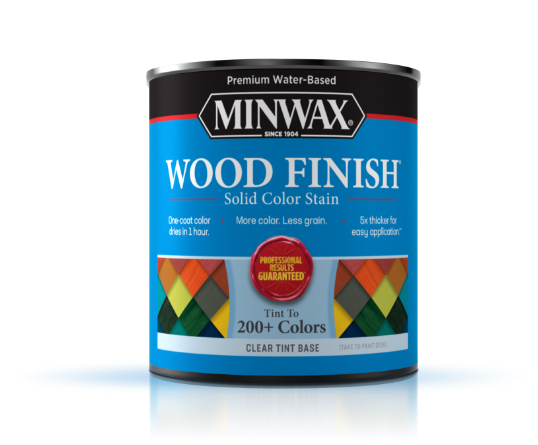 Water-based Solid Color Wood Stain can